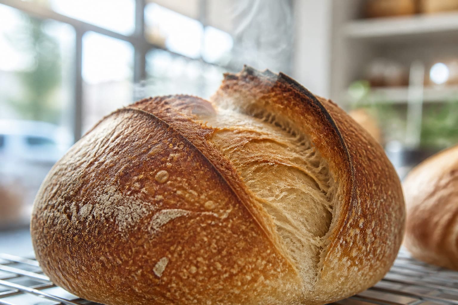 Wie bei uns gebacken wird, Bild bei 02:27:00: Die Kruste reißt auf